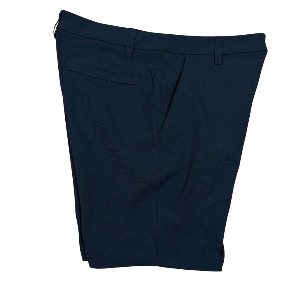 Lululemon Commission Short Mens 31 Slim Fit 9" Warpstreme Chino Navy Blue